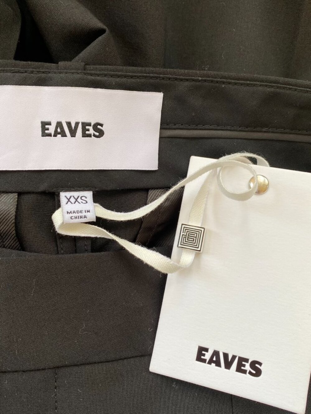 NWT Eaves Colby Long Short Black XXS - Picture 4 of 13
